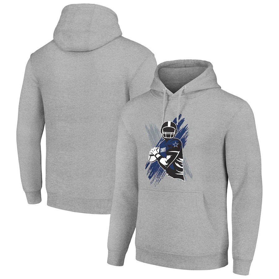 Men dallas cowboys grey NFL 2024 hoodie->dallas cowboys->NFL Jersey